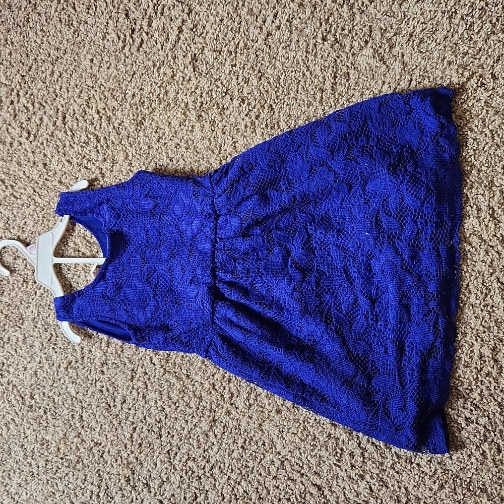 Girls blue dress